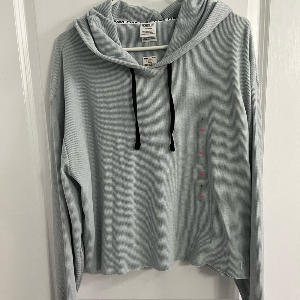 Victoria’s Secret Pink Gray Hoodie, Sz L